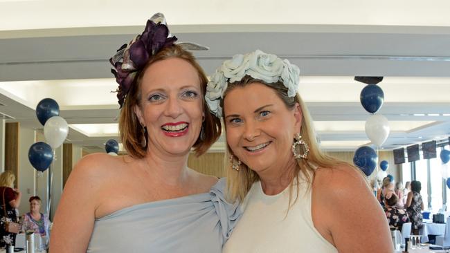 Joelene Nel and Midja Fisher at Women in Law race day at Aquis GCTC, Bundall. Picture: Regina King