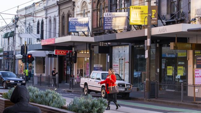 Chapel Street precinct traders have been hit hard by the latest Covid outbreak and are begging for financial support. File picture.