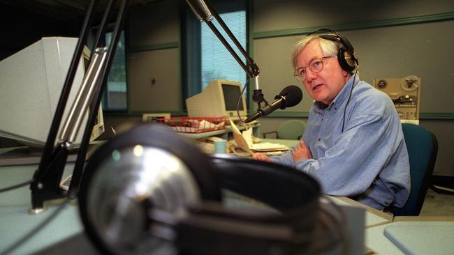 SA ABC radio presenter Philip Satchell at Collinswood studio.