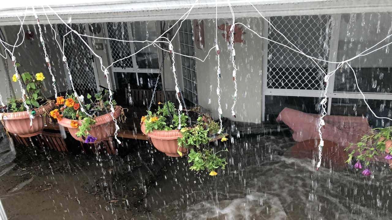 Careela Street Mooloolaba. The home of Eleanor Schulz was inundated with flood water. Picture: Lisa Grigg