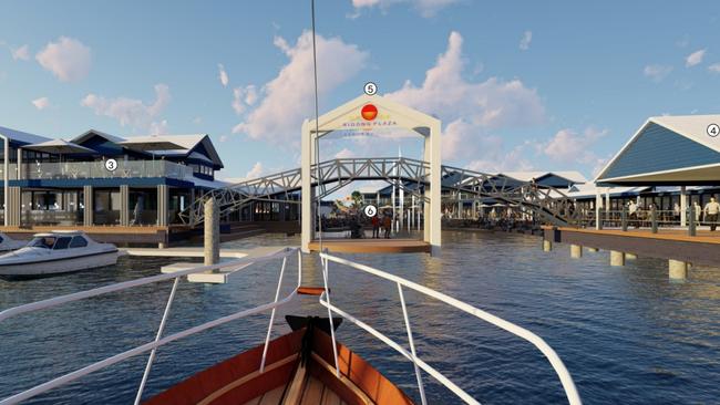 The revamped site will have a ‘yacht hotel’.