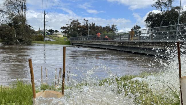 Mt Emu Creek is almost full.