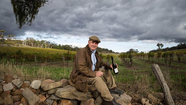 Don Farrell at Seven Hill in the Clare Valley.