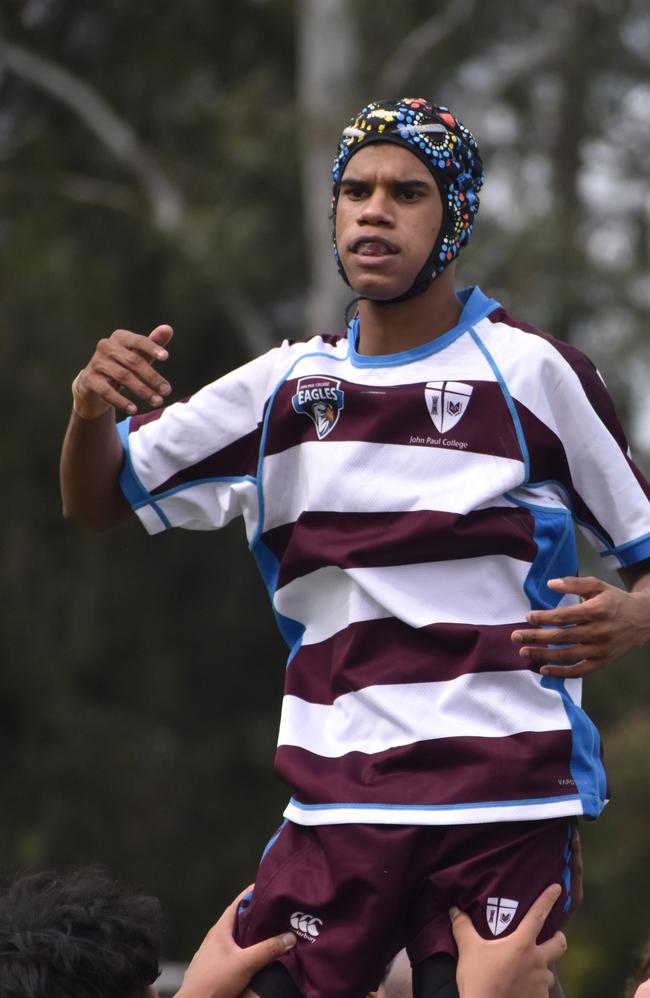 TAS First XV rugby between John Paul College and Canterbury College. Saturday April 29, 2023. Picture, Nick Tucker.