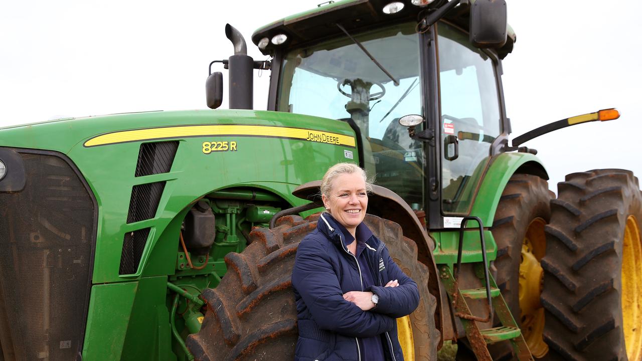 Belief finalist Kate Sharkey launched an educational farm tour program on her family’s cropping and livestock property at Balliang East in Victoria. Picture: Andy Rogers.