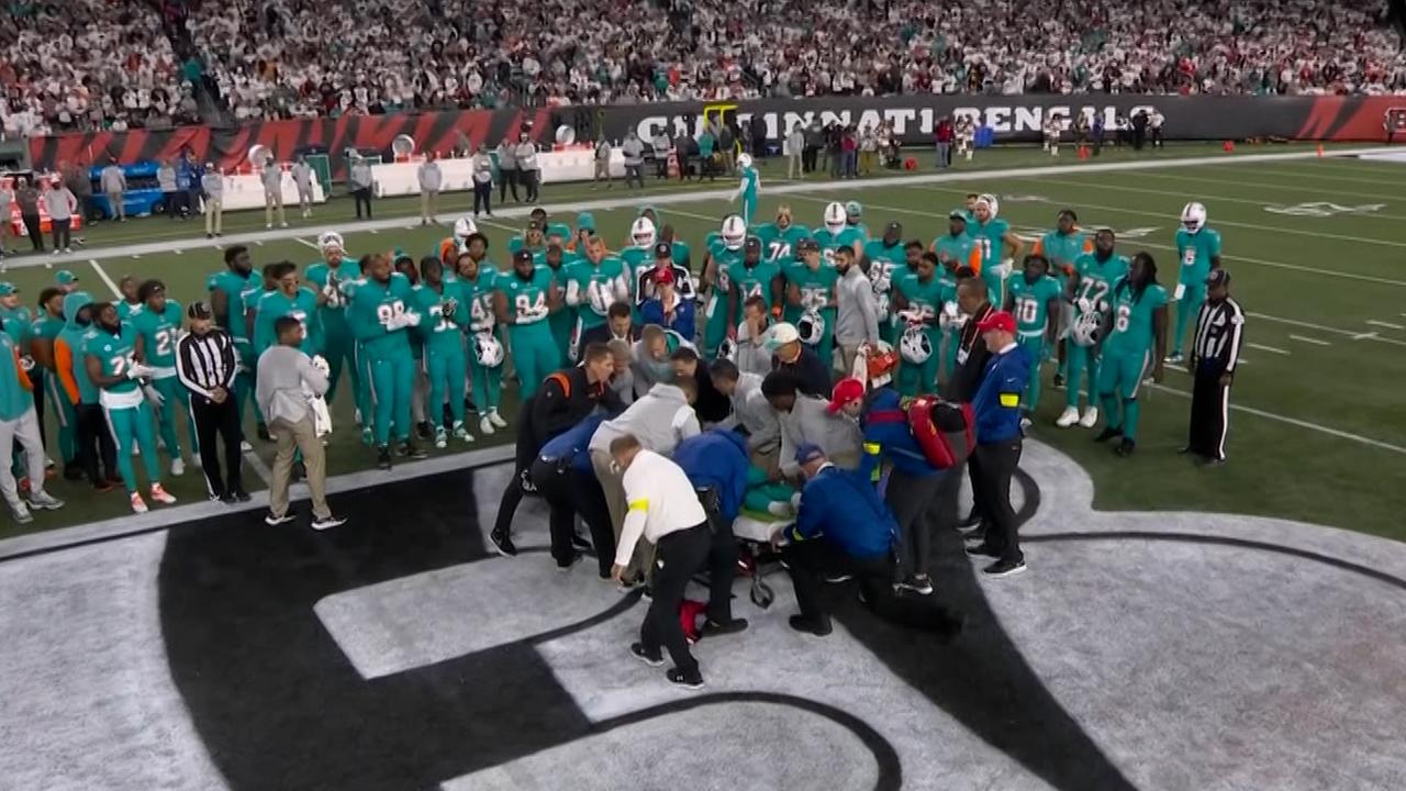 NFL 2022 Tua Tagovailoa concussion, update, head knock, video, back