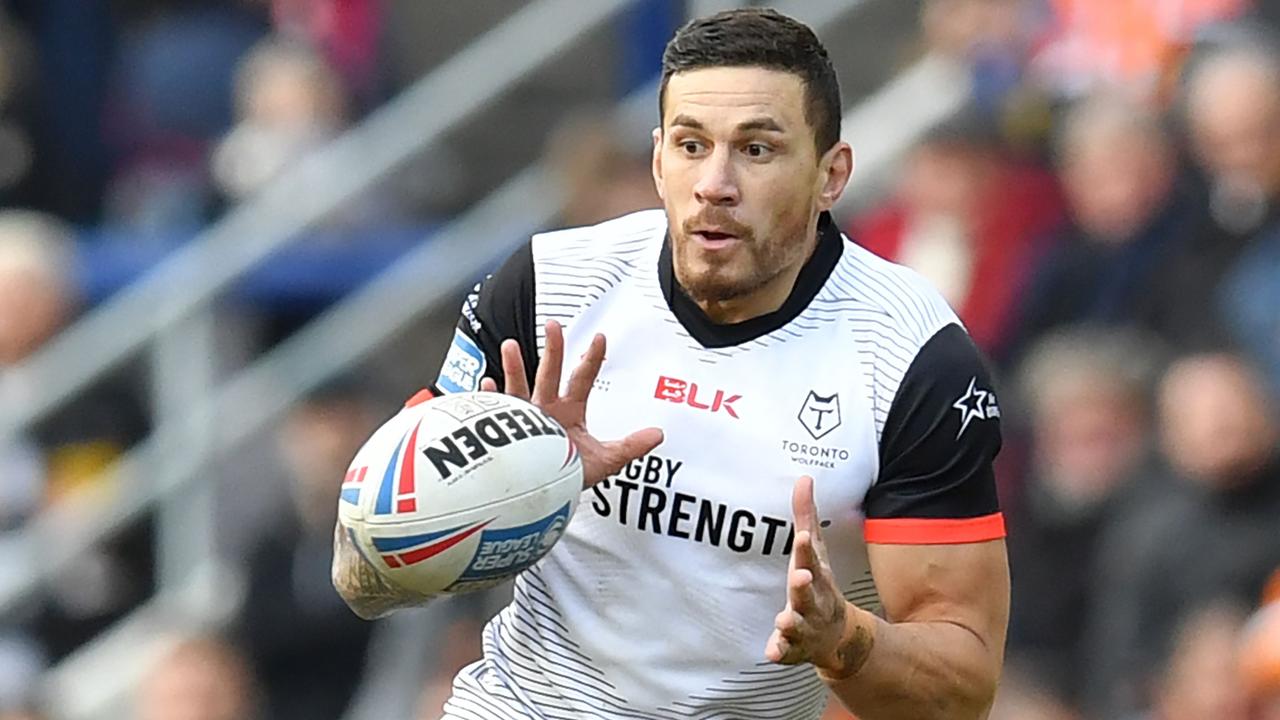 Toronto Wolfpack’s Sonny Bill Williams in Toronto's opening game. (Photo by Paul ELLIS / AFP)