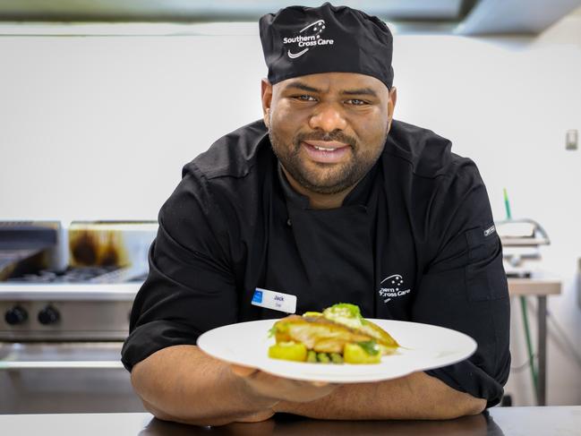 Jack Thomas is a chef at Southern Cross Care. Picture: Supplied