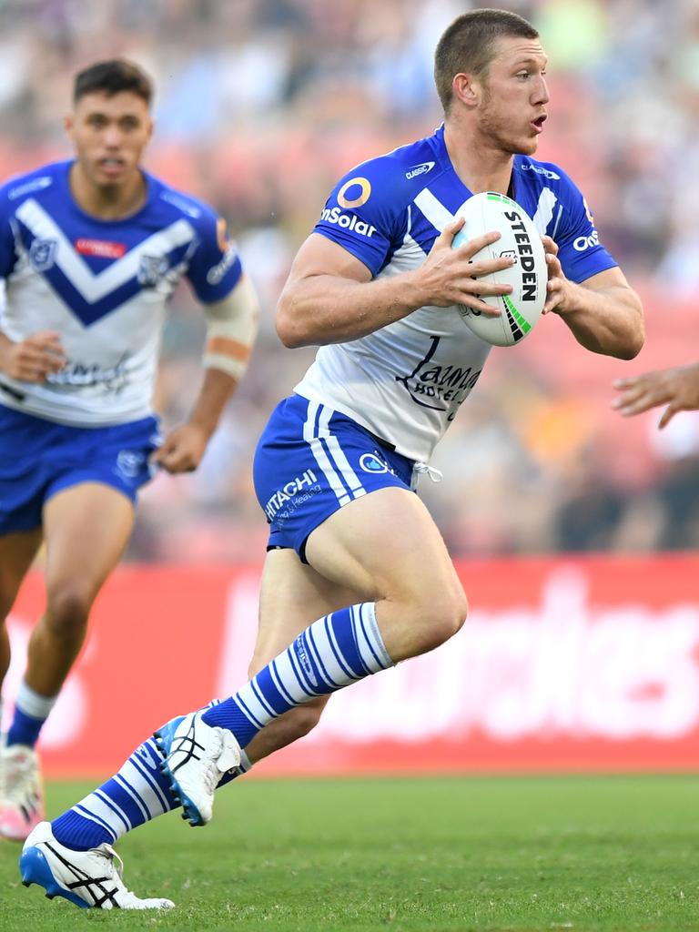 Jack Hetherington is the Bulldogs’ surprise fastest player on the field in 2021. Picture: Scott Davis/NRL Photos