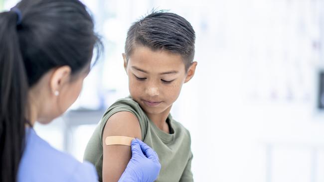 Pfizer and Moderna will apply to the TGA for approval to vaccinate 5 to 11-year-olds in Australia. Picture: Getty