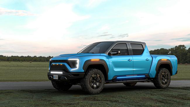 Nikola also has concepts for the Badger electric pick-up truck.