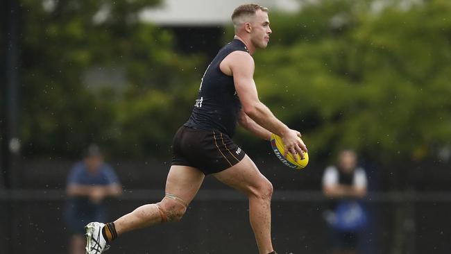 Tom Mitchell in action during the Hawks’ Intra-Club Match at Waverly Park. Picture: Daniel Pockett/AFL Photos