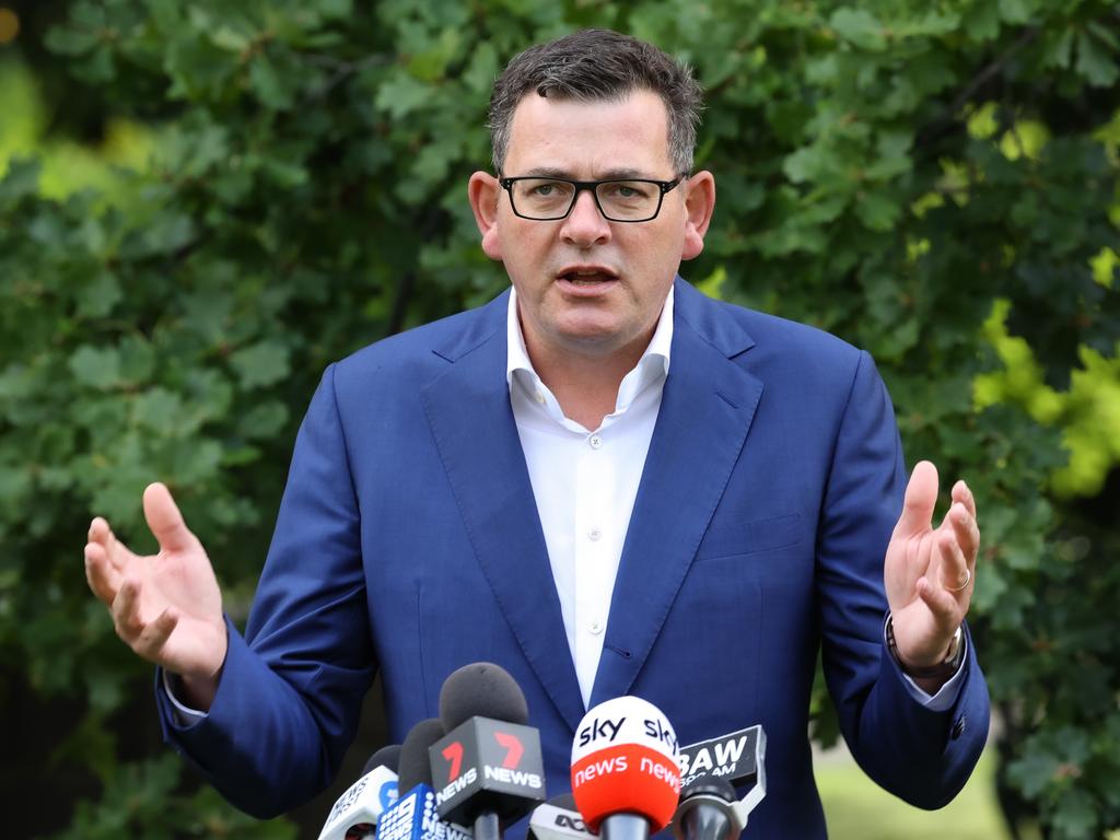 Victorian Premier Dan Andrews announced that Victoria would bid for the 2026 Commonwealth Games – pledging a predominantly regional program if successful – on February 16 last year but cancelled the event less than 18 months later. Picture: Ian Currie
