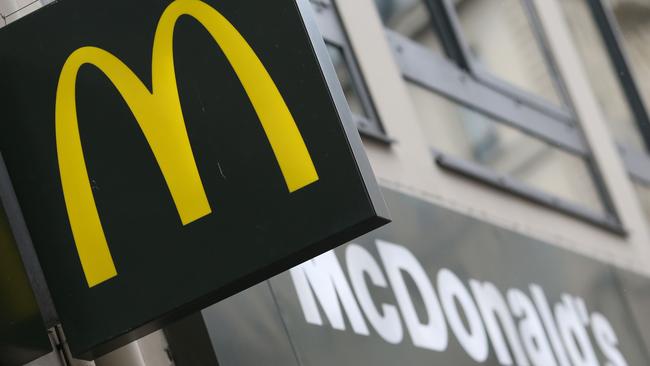 McDonald's reported a steep drop in second-quarter profits. Picture: AFP