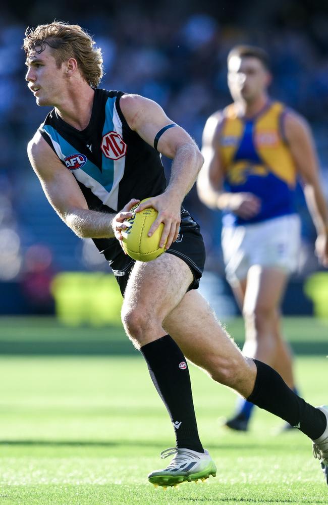 Jason Horne-Francis will miss another game with a hamstring issue. Picture: Mark Brake/Getty Images