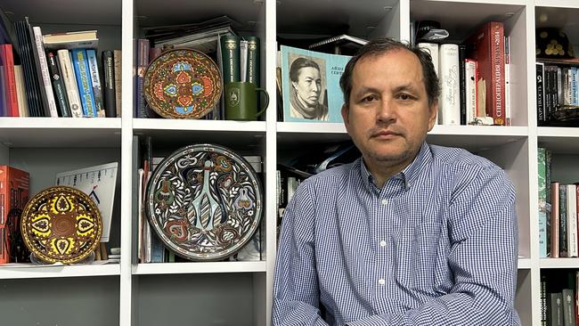 Erfan Kudusov at his home in Kyiv. Picture: Natalie Vikhrov