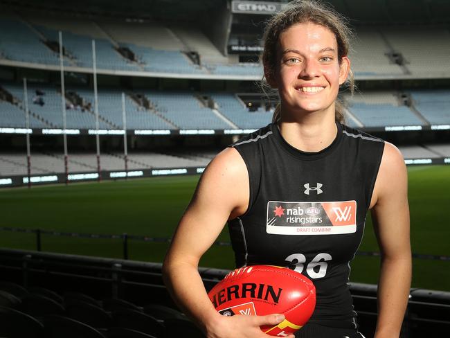 Nina Morrison could go at pick 1 in Tuesday’s AFLW draft.