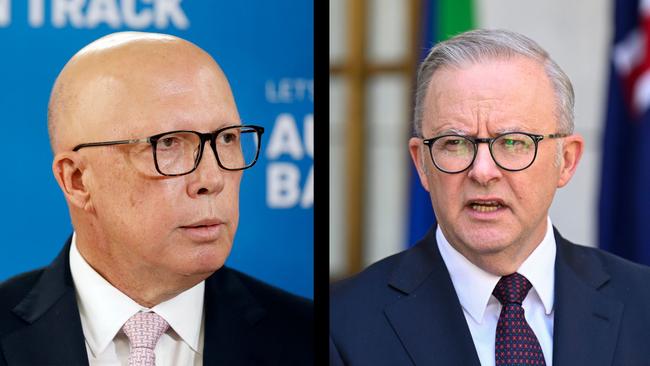 Peter Dutton and Anthony Albanese