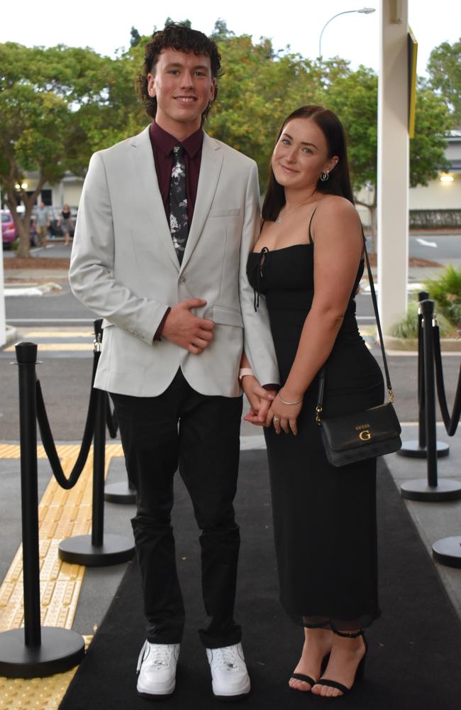 Zak Laird and Bella Setch at the Burnside State High School formal 2023.