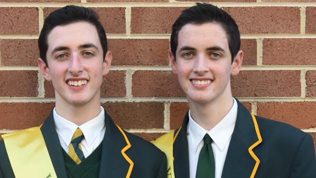 Identical twins Luke and Anton Sheridan.