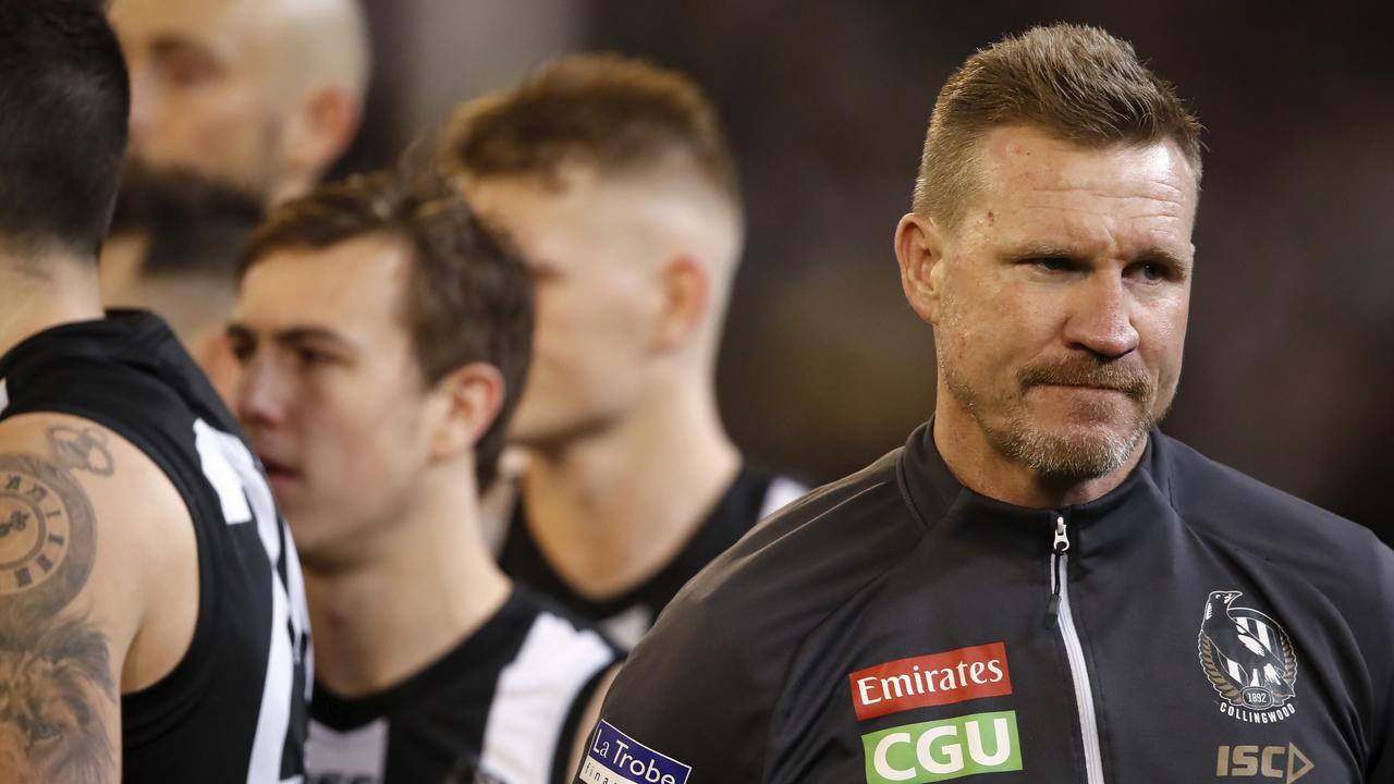 Nathan Buckley says 2019 was a “waste” after the Pies failed to reach the Grand Final. Photo: Dylan Burns/AFL Photos)