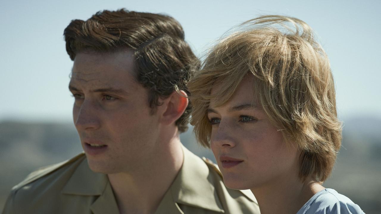 Prince Charles (Josh O’Connor) and Princess Diana (Emma Corrin) in series 4 of The Crown.