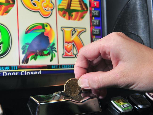 GAMBLING: Pokies.Photo: Max Fleet / NewsMail