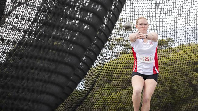 The talented teenager has dreams of one day competing at the Olympic Games. Picture: Chris Kidd