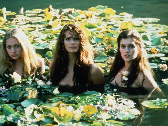 The role that made her famous: With Portia de Rossi (l) and Elle MacPherson (centre) &amp; Kate Fischer in the 1993 hit Sirens.