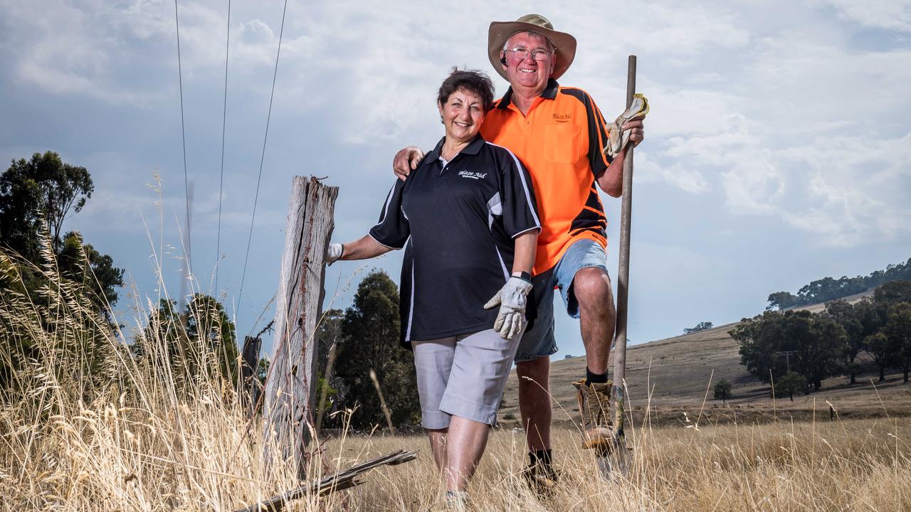 BlazeAid founders Kevin and Rhonda Butler. Picture: Jake Nowakowski