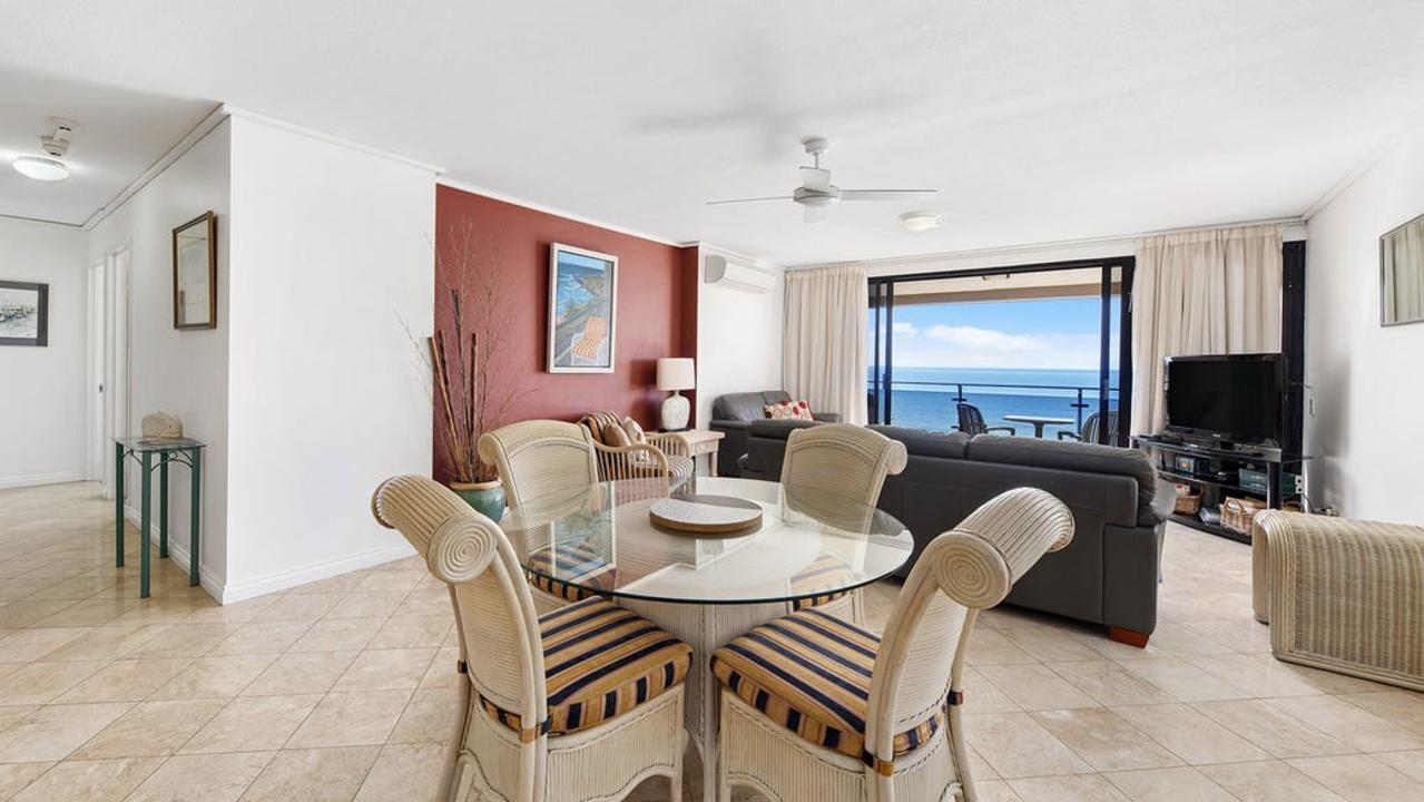 This two-bedroom unit at Coolum Beach recently sold for $1.225 million