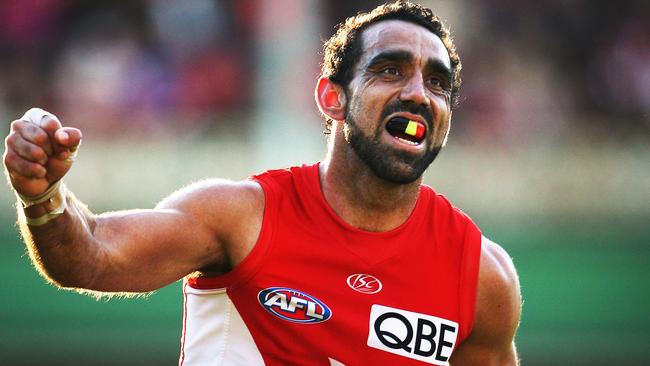 Adam Goodes claimed the AFL’s highest individual honour twice. Picture. Phil Hillyard