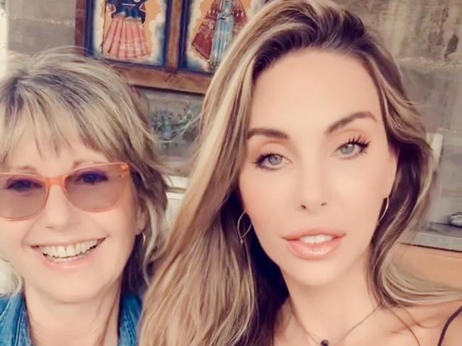 Chloe Lattanzi has posted a series of loving images on Instagram in tribute to her mother, Olivia Newton-John.