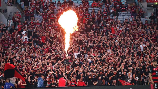 Police are looking to forge a relationship with Wanderers fans. Picture: Phil Hillyard