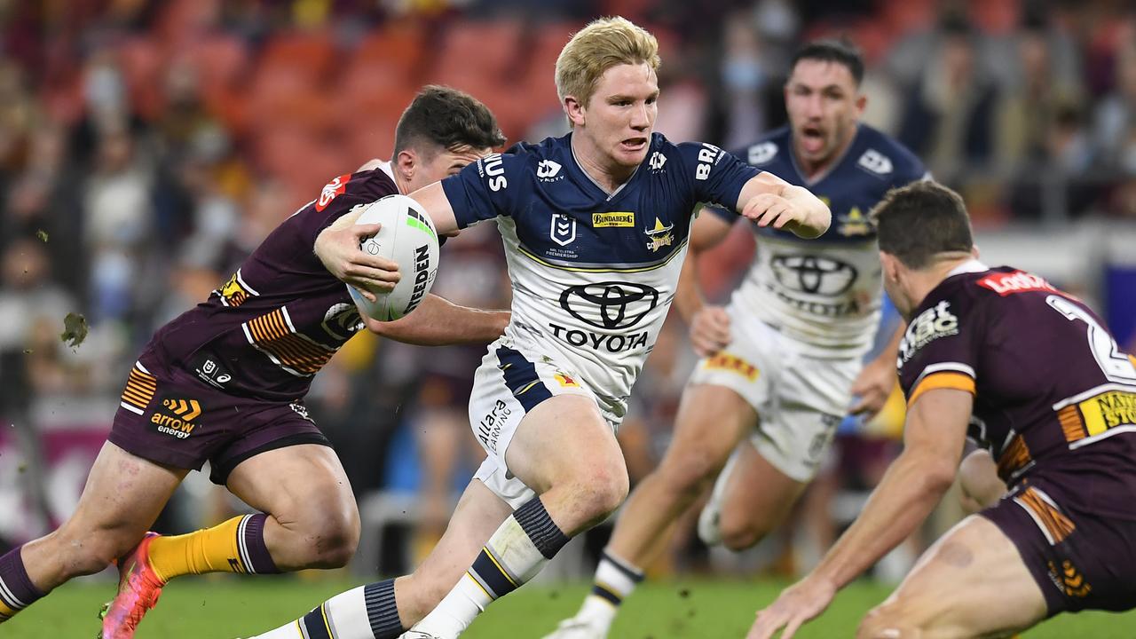 Tom Dearden has had a tough start to his NRL career. Picture: Albert Perez/Getty Images