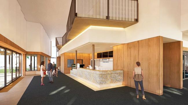 Impressions of the foyer of the new Proserpine Entertainment Centre. Photo: Contributed