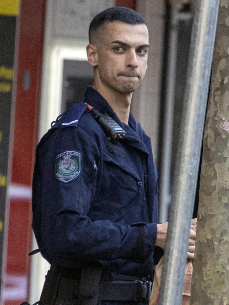 Celebrity-obsessed NSW cop Beau Lamarre-Condon handed himself in to police on Friday