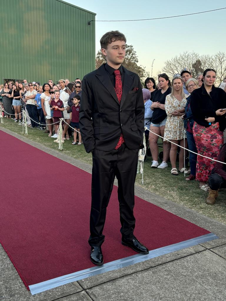 The students of Nanango State High School celebrating their formal.