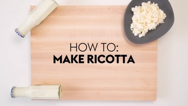 How to prepare ricotta