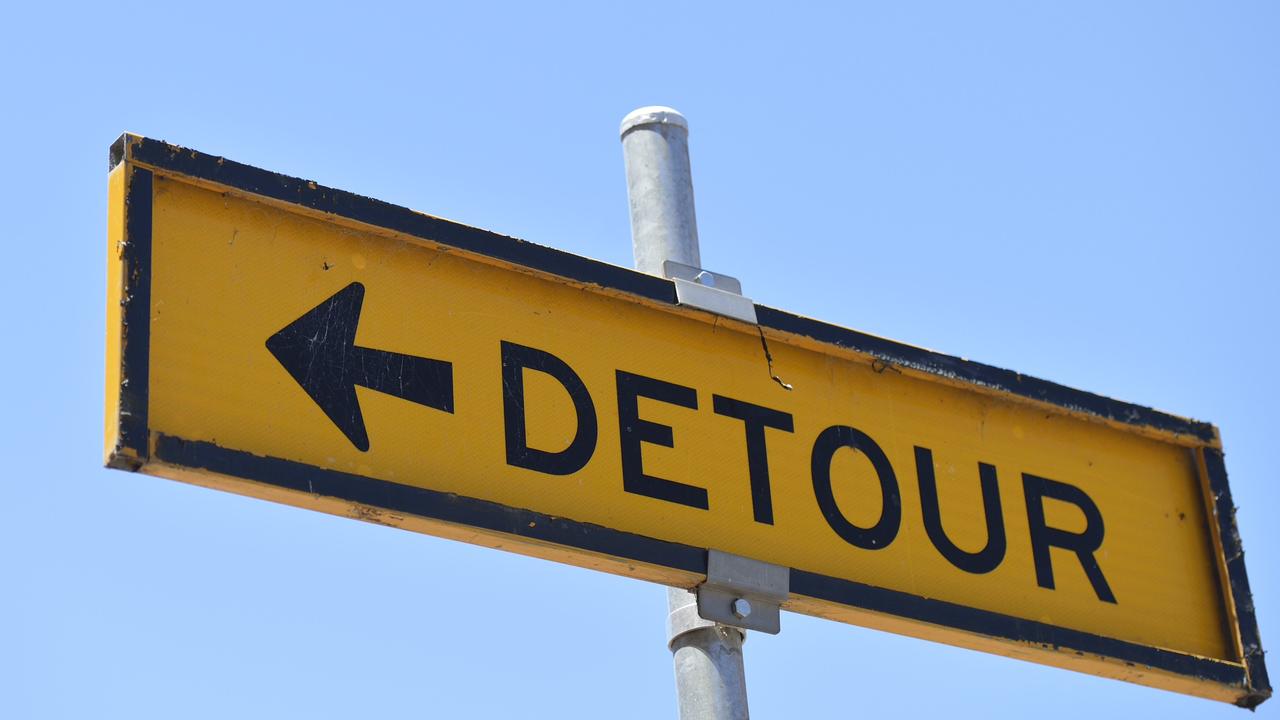 Detours will be in place along West St between James and Stephen Streets on Wednesday night.