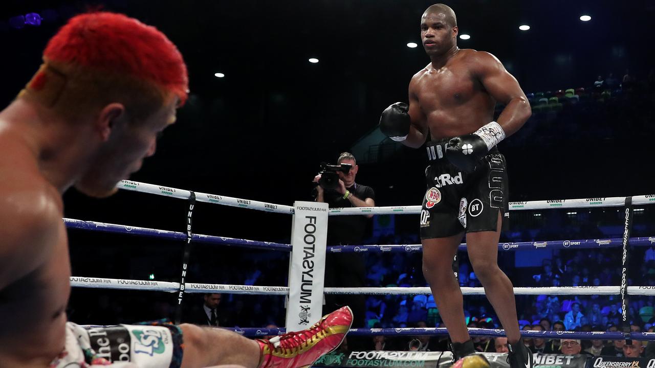 Daniel Dubois is back in action.