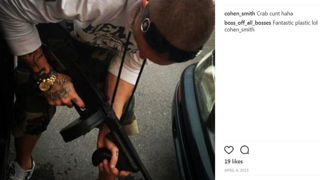 Three men – Mongols bikies Wade Yates-Taui and Benjamin Thomas Mortimer and non-bikie co-accused Cohen Andrew Smith – were originally charged with Waller’s murder, but pleaded guilty in the Brisbane Supreme Court to manslaughter on Monday. Picture: Instagram.