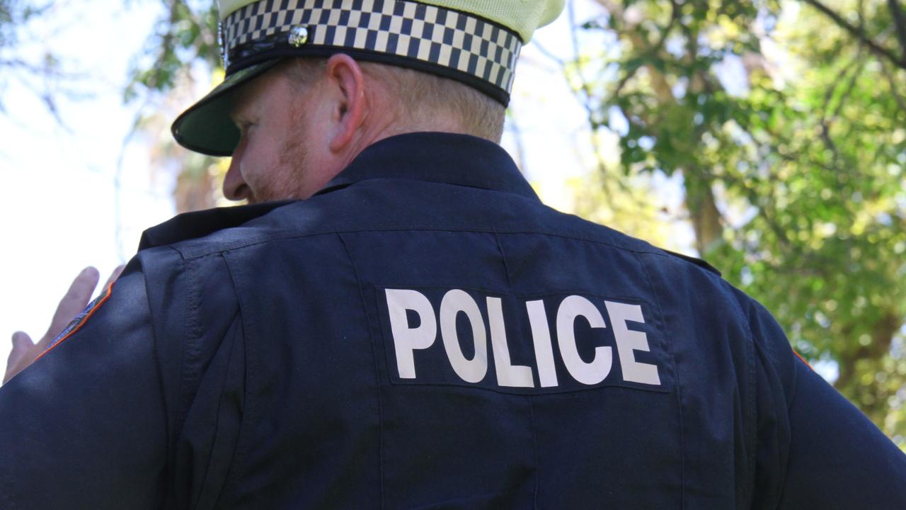 A Northern Territory police officer in Alice Springs. Picture: Gera Kazakov