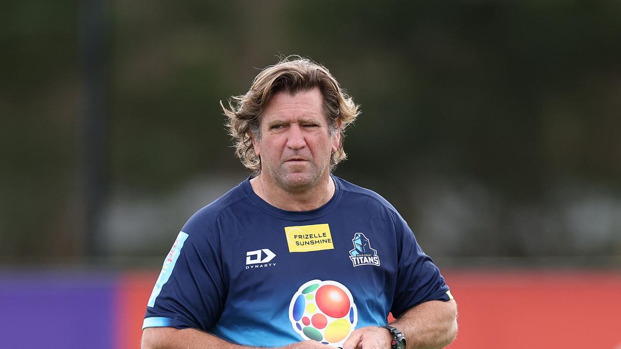 New Titans coach Des Hasler is under immediate pressure to transform the Titans and convince David Fifita to stay at the club. Picture: Getty Images