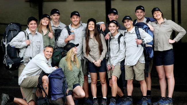 Brisbane Water Seconday college students doing the Kokoda Trail through Duke of Edinburgh. Photo: Sue Graham