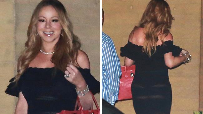 Mariah Carey Flashes Her Bottom In Sheer Dress Pics Au — Australias Leading News Site 