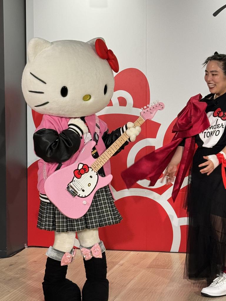 Fender launched a new Hello Kitty collaboration.