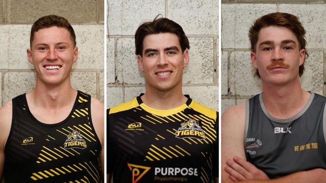 (L-R) Ciaran Flynn, Jeremy Woodford and Angus Boulton. Supplied: Northern Districts Tigers