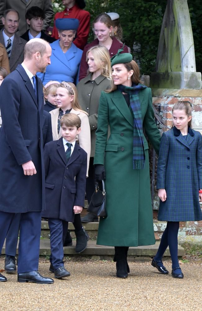 Kate looked in high spirits, smiling and laughing during the outing. Picture: Jordan Peck/Getty Images