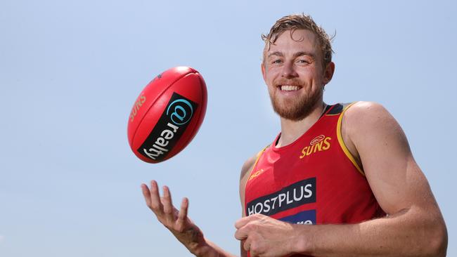 Gold Coast Suns AFL training at Carrara. Hugh Greenwood at training. Picture Glenn Hampson